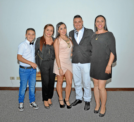 Tomás Gallego Cifuentes, Claudia Marcela Cifuentes, Tatiana Castro Cifuentes, Luis Felipe Grisales Puerta y Sandra Milena Puerta