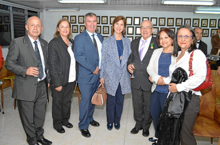 Daniel Aguilar, María Teresa Cárdenas de Martínez, Rubén Darío Giraldo, Mariela Valencia de Giraldo, Jair Giraldo González, Lili