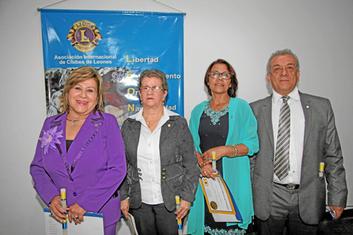 Los nuevos socios consagrados fueron: Leslie García Quintero, María Marleny Salazar Serna, Carmenza Hernández Zapata y Jaime Res