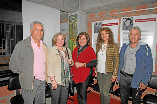 Javier Humberto Arias Ospina, Alba Nora Aristizábal Vargas, Olga Lucía Bueno Serrano, Lucy Borrero Martínez y Henry Henkel.