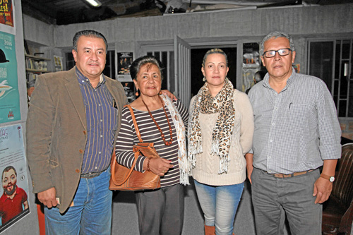 Luis Fernando Mejía Franco, Ofelia Franco Hurtado, Luz Adriana Hurtado Ramírez y Carlos Franco Hurtado. 