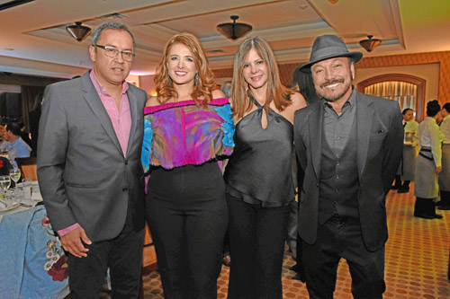 Alfonso Prada, Juana Carolina Londoño, Adriana Barragán y Ángel Yañez