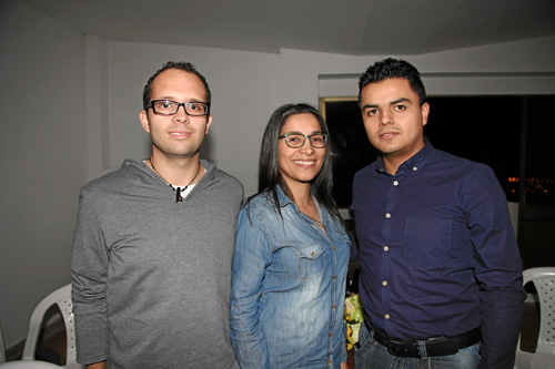 Sebastián Villada Gómez, Tatiana Murillo Molina y Diego Ospina Buitrago.
