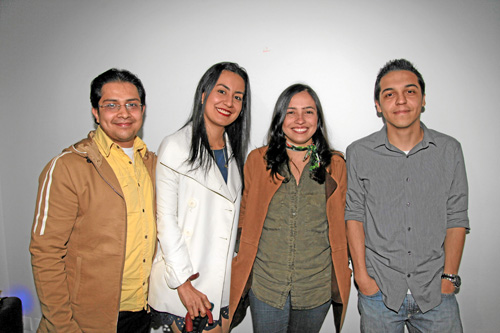 Juan Camilo Salazar Ramírez, Paola Parra Santacruz, Johanna Ramírez Castaño y Andrés Cardona Cardona.