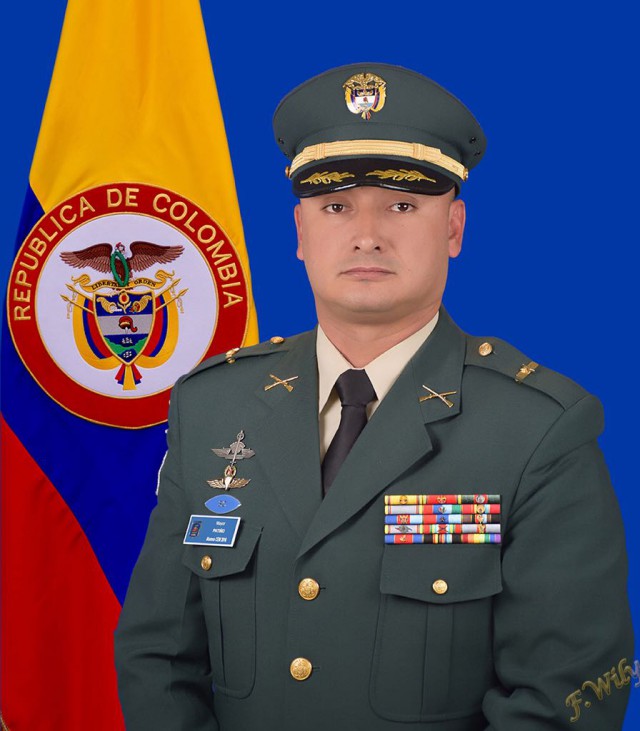 Teniente coronel Diego Patiño Orozco.