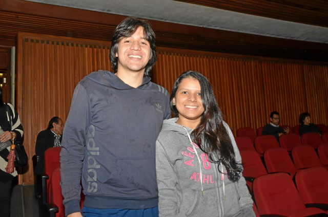 Ricardo López y Ginary Moreno.