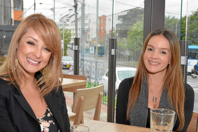 Sandra Quintero y Jimena López almorzaron en el restaurante Il Forno.
