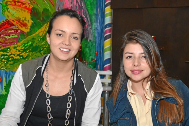 Camila Gómez y Diana Arias se reunieron En el restaurante Érase una vez.