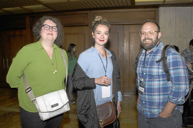 Rachel Lin Weaver, Sophia Brueckner y Sam Blanchard.