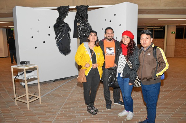 Abril Montaña, Alejandro Jiménez, Karen Devia y José Muñoz de la Universidad Pontificia Javeriana de Cali.