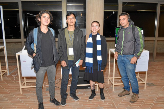 Juan Cuesta, Juan Diego Ramírez, Alejandra Araújo y Manuel Arroyave.