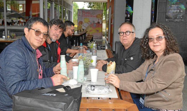 Raúl Niño Bernal, Marcus Bastos, Gilbertto Prado y Eliana Hernández.