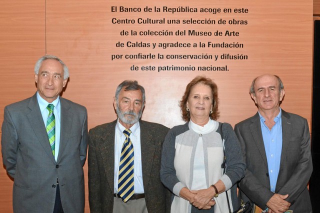 Gabriel Barreneche Ramos, Alberto Moreno Armella, Elvira Escobar de Restrepo y Álvaro Uribe Mejía.