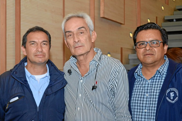 Germán Villalba Solarte, Jorge Alberto Payán Villamizar y Wilson Vásquez Quemba. 