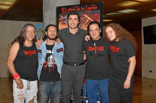 Agrupación Orfeo, integrada por: Rey, Mauro, Richy Lord, Kanán y Juanpa.