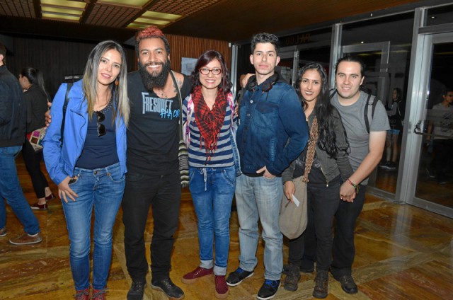 Natalia Trujillo, Felipe Rave, Natalia Olaya, Julián Echeverry, Carlos Diossa y María Alejandra Jaramillo.