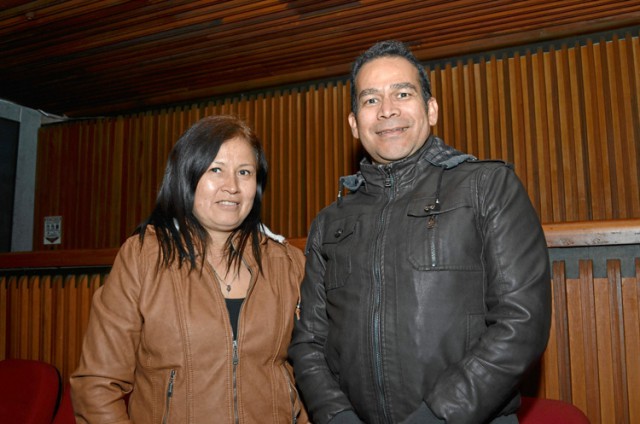 Irene Ladina y Héctor Castro. 