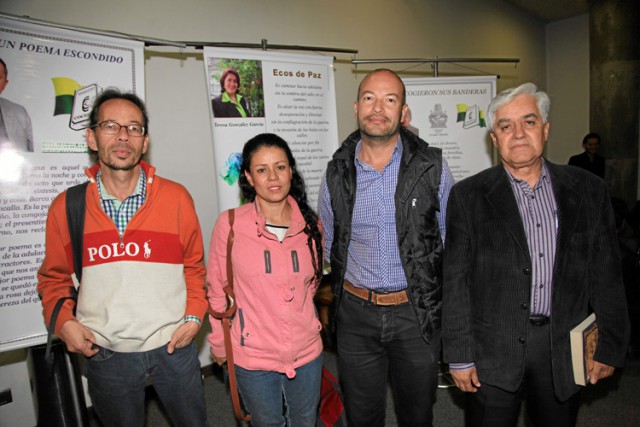 Carlos Mario Uribe Álvarez, Carolina Álvarez, Juan Carlos Acevedo Ramos y Fabio Vélez Correa.