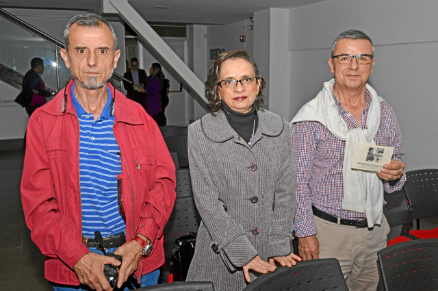 Hernán Osorio Galvis, Yolanda Cuesta Gómez y Gabriel Osorio Galvis.