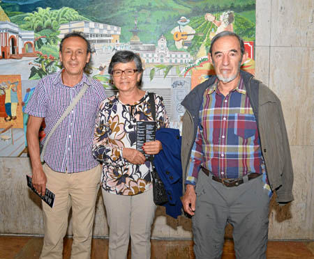 Luis Guillermo Valencia Rendón, Martha Lucía Salazar y Fernando Gutiérrez.
