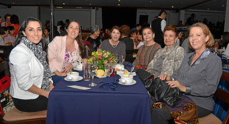 Juliana Mejía Echeverri, Camila Mejía Echeverri, María Emilia Echeverri, Matilde Escobar, María Eugenia Amador de Van den Enden 