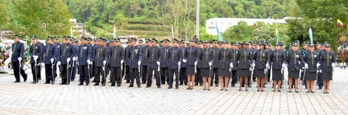 Grupo de intendentes que fueron ascendidos a intendentes jefes.
