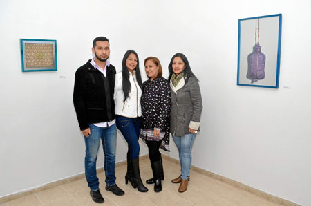 Cristian Camilo Rojas, Liliana Zapata Rojas, María Cristina Rojas y Andrea Lorena Rojas.