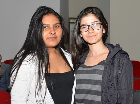 Ruby Mejía y Laura Rubio.