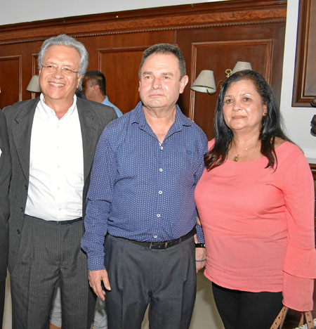 Juan Carlos Arbeláez Hoyos, Rubén Darío Nieto Cuervo y María Eugenia Lasprilla Díaz.