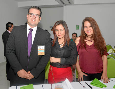 Juan Camilo García, Alejandra Narváez y Rita Mercedes Jiménez.