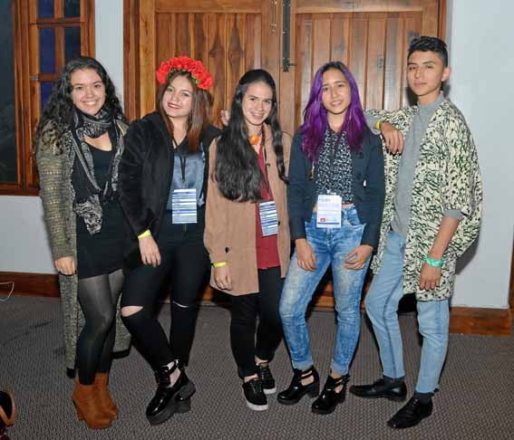 Cristina Giraldo, Daniela Caicedo, Eliana Cobo, Camila Prada y Alejandro Rojas.