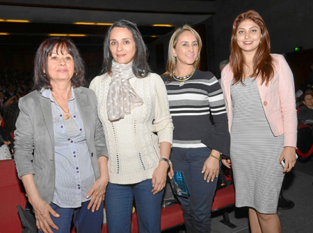 Ana Inés Buitrago, Olga Lucía Gómez, Paula Andrea Aguirre López y Laura García.