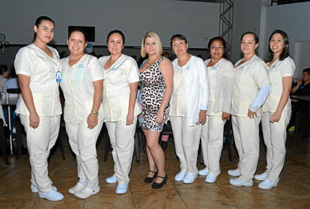 Paulina Vélez, Lorena Marín, Cindy Bedoya, Paola Tatiana Arias, Alba Lucía Ríos Franco, Claudia María Ortiz, Paula Andrea Tabare