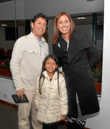 Jorge Andrés Beltrán Patiño, Josefina Beltrán Vásquez y María Paulina Vásquez.