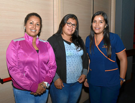 Mónica Marín Vásquez, Fernanda Ramírez y Cindy Henao