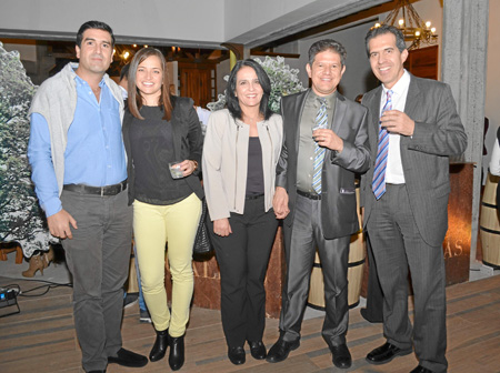 Jorge Hernán López Jaramillo, Carolina Rodríguez, Lina María López, José Ignacio Arciniégas y Alberto Ángel Pinzón.