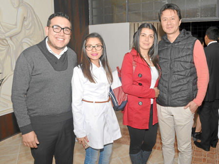 Juan Meléndez Alzate, Paula Andrea Morales Arcila, Milena Hernández y Julián Andrés Castro Escobar.