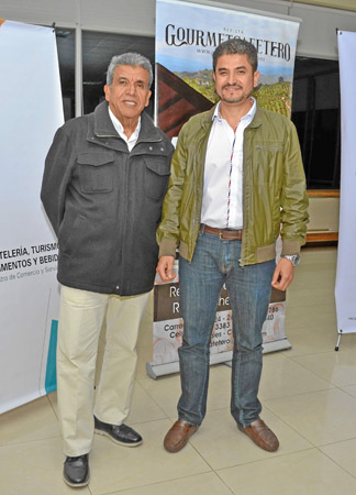 Edelberto Becerra y John Becerra, editores de la revista.