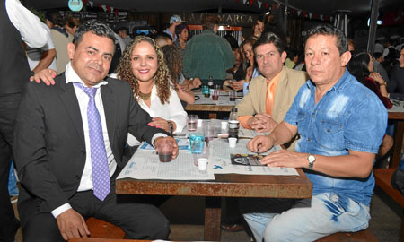 Edwin Sánchez, Lina Marcela Castillo, Óscar Buitrago y Rodrigo Castillo.