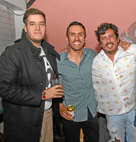 Santiago Sabogal, Mauricio López y Santiago Dussán.