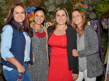 María Eugenia Giraldo Rojas, Gloria Matilde Hernández Clavijo, Maryuri Merchán García y Andrea Jiménez Isaza.