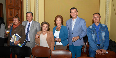 Miriam Torres Bonnet, Adán López López, Zulay Mesa, Offir López Ospina, Juan Carlos Pineda Uribe y Lucas Marín Aponte.