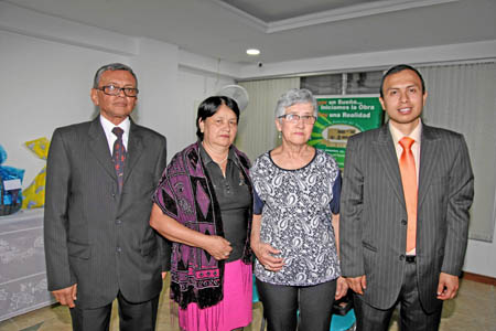 Huberney Marín Orozco, Dora Lince Giraldo, Amparo Herrera Loaiza y Martín Alejandro García Velasco.