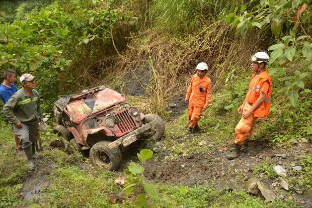 Así quedó el vehículo accidentado.