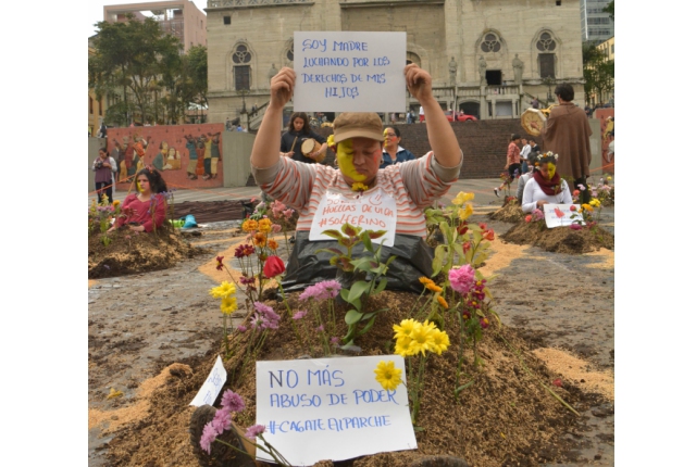 Catarsis por los dolores que ha dejado la guerra y en memoria de las 3 mil 201 víctimas de desaparición forzada reportadas en Ca