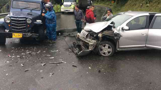 Dos vehículos chocaron en el sector de Sabinas
