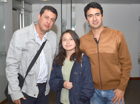 Daniel Henao Ramírez, Paola Obando y Mauricio López Orozco.