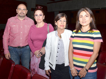 Antonio Adsuara, Juliana Henao Ramírez, Rubiela Ramírez y Lina María Cerón.