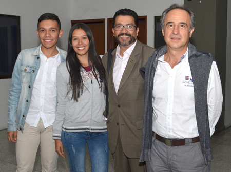 Juan Manuel González, Lorena Perdomo, Carlos Arturo Gallego Marín y Alberto Gutiérrez González.