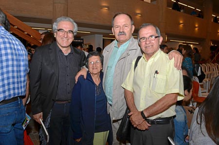 Eduardo García Aguilar, Dorian Hoyos Parra, Gonzalo Duque Escobar y José Miguel Alzate.